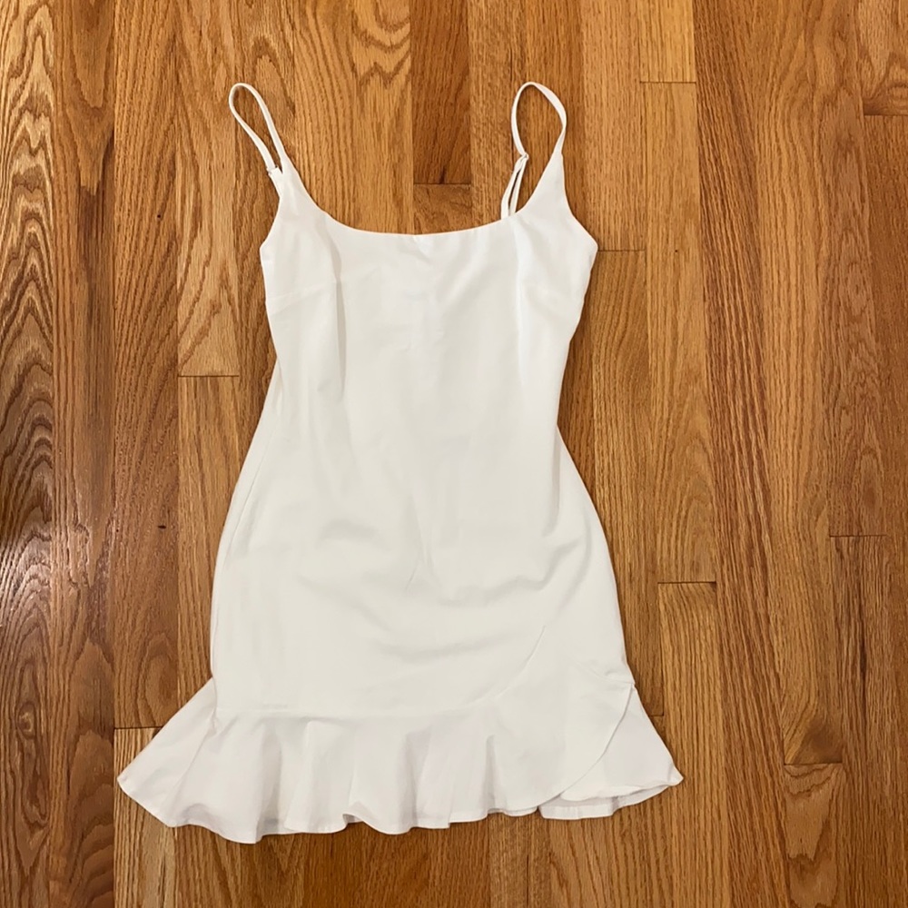 White Tight Mini Dress